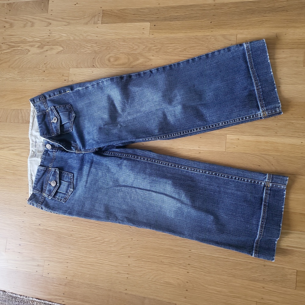 💙BR Low Rise Stretch Crop Jeans